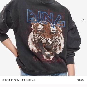 Anine Bing Tiger Sweatshirt